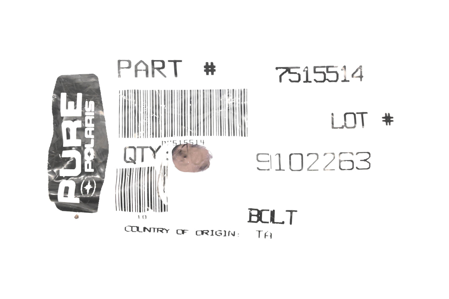 New OEM Polaris 7515514 Bolt NOS