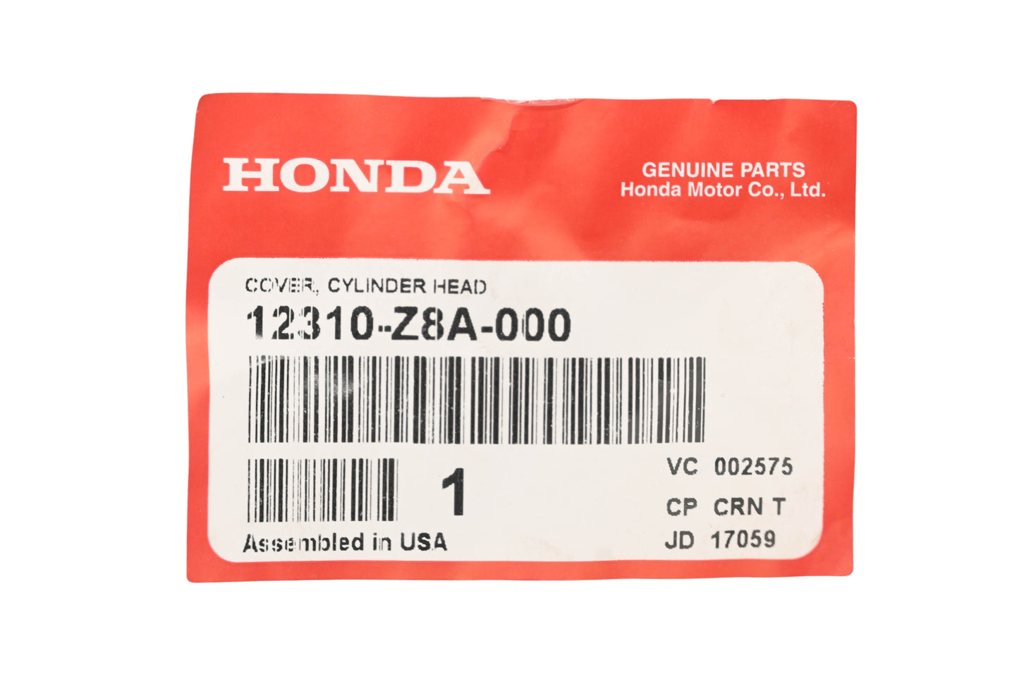 New OEM Honda 12310-Z8A-000 Valve Cover NOS