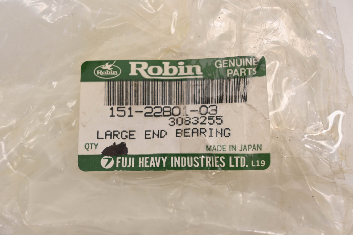 Robin 151-22801-03, 3083255 Polaris Large End Bearing NOS