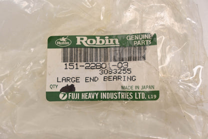 Robin 151-22801-03, 3083255 Polaris Large End Bearing NOS