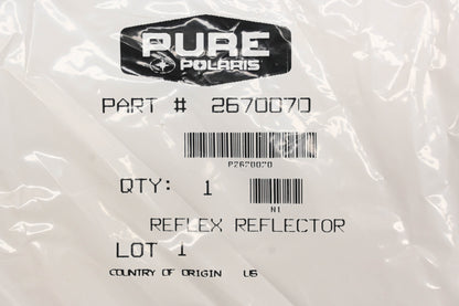 New OEM Polaris 2670070 Red Reflector NOS