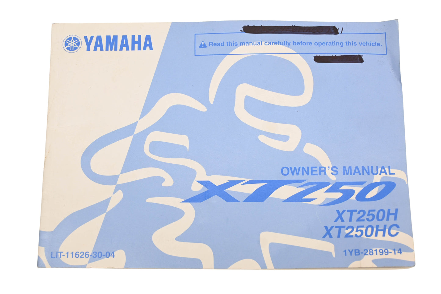 OEM Yamaha LIT-11626-30-04, 1YB-28199-14 XT250H/HC Owners Manual