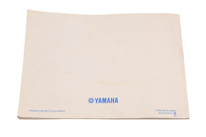 OEM Yamaha LIT-11626-30-04, 1YB-28199-14 XT250H/HC Owners Manual
