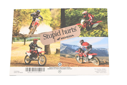 New OEM Honda 51OFF600, 00X51-OFF-6000, D2203-LIV-0101 Off-Highway Motorcyclist Tips & Practice Guide NOS