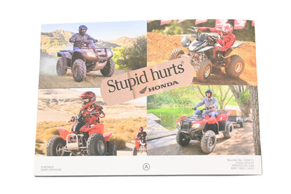 New OEM Honda 51ATV610, 00X51-ATV-6100 ATV Rider Tips & Practice Guide NOS
