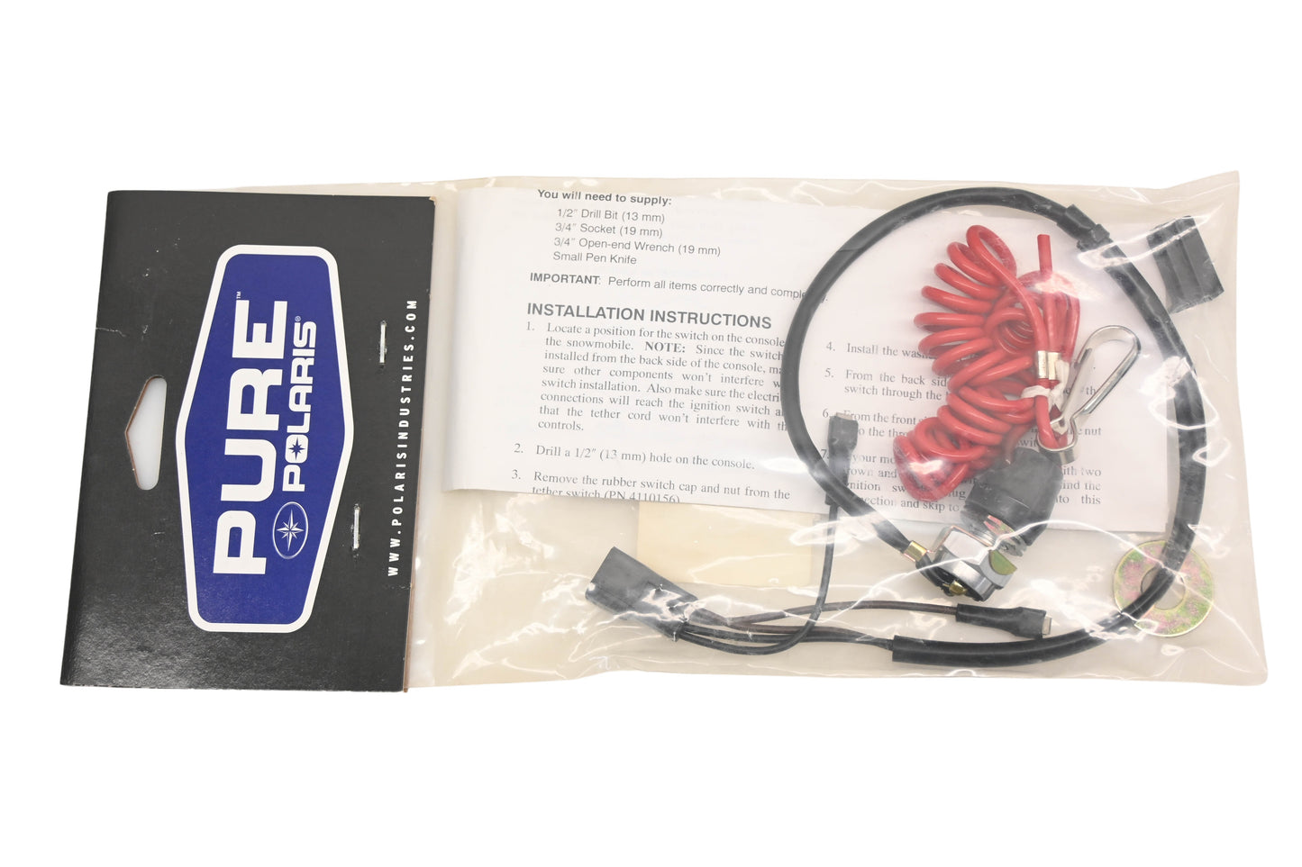 New OEM Polaris 2870668 Tether Switch Kit NOS