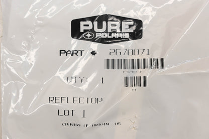 New OEM Polaris 2670071 Orange Reflector NOS