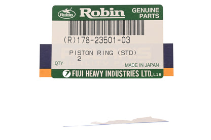 Robin 178-23501-03, 3085756 Polaris STD Piston Rings Qty 2 NOS