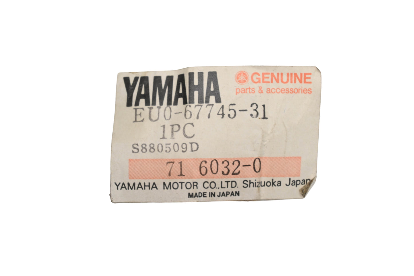 New OEM Yamaha EU0-67745-31-00 Fuel Tank Mount Base NOS