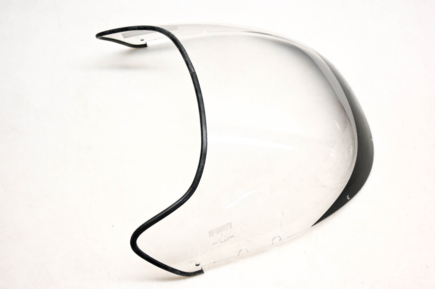 Mitsubishi M-30025 Clear & Black Trim PC Stella Windscreen NOS