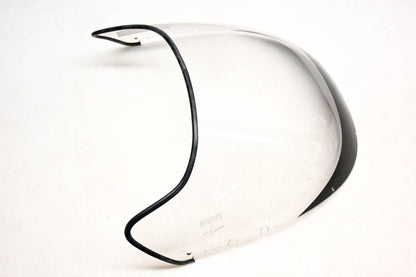 Mitsubishi M-30025 Clear & Black Trim PC Stella Windscreen NOS
