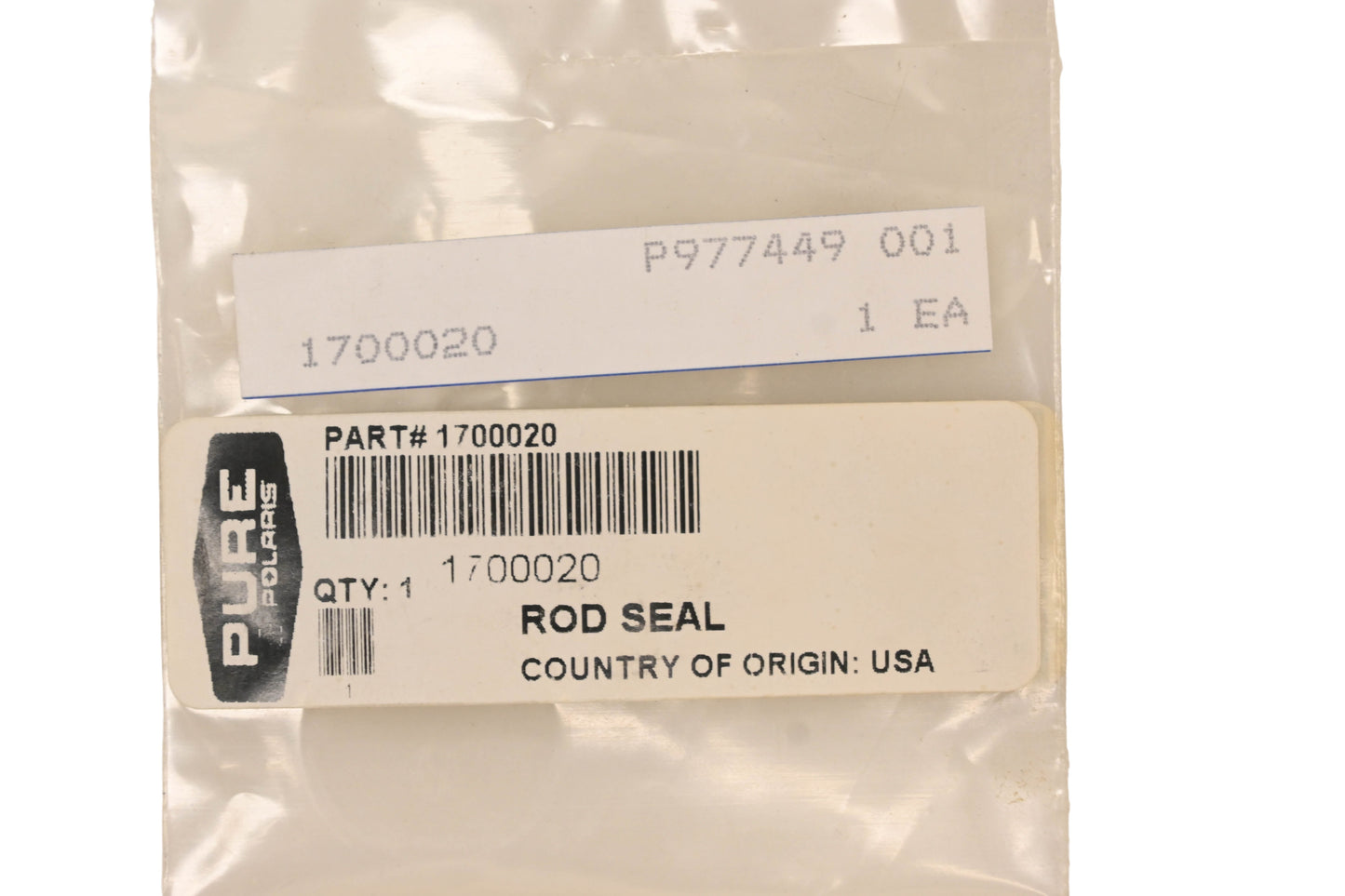 New OEM Polaris 1700020 Rod Seal NOS