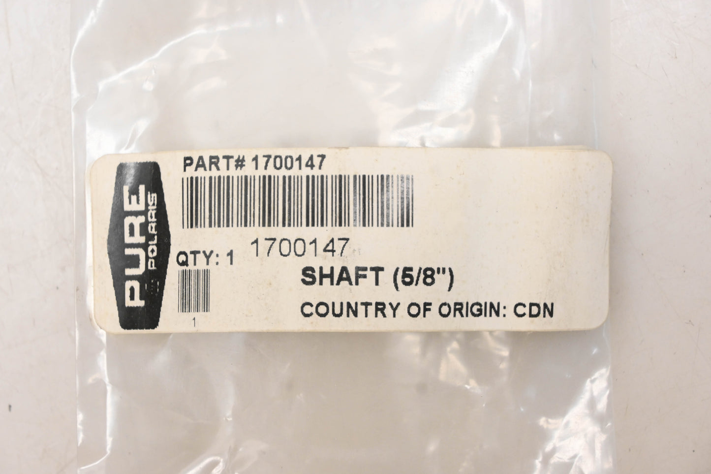 New OEM Polaris 1700147 Shaft NOS