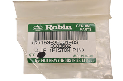 Robin 153-25001-03, 3083682 Polaris Piston Pin Clips Qty 6 NOS