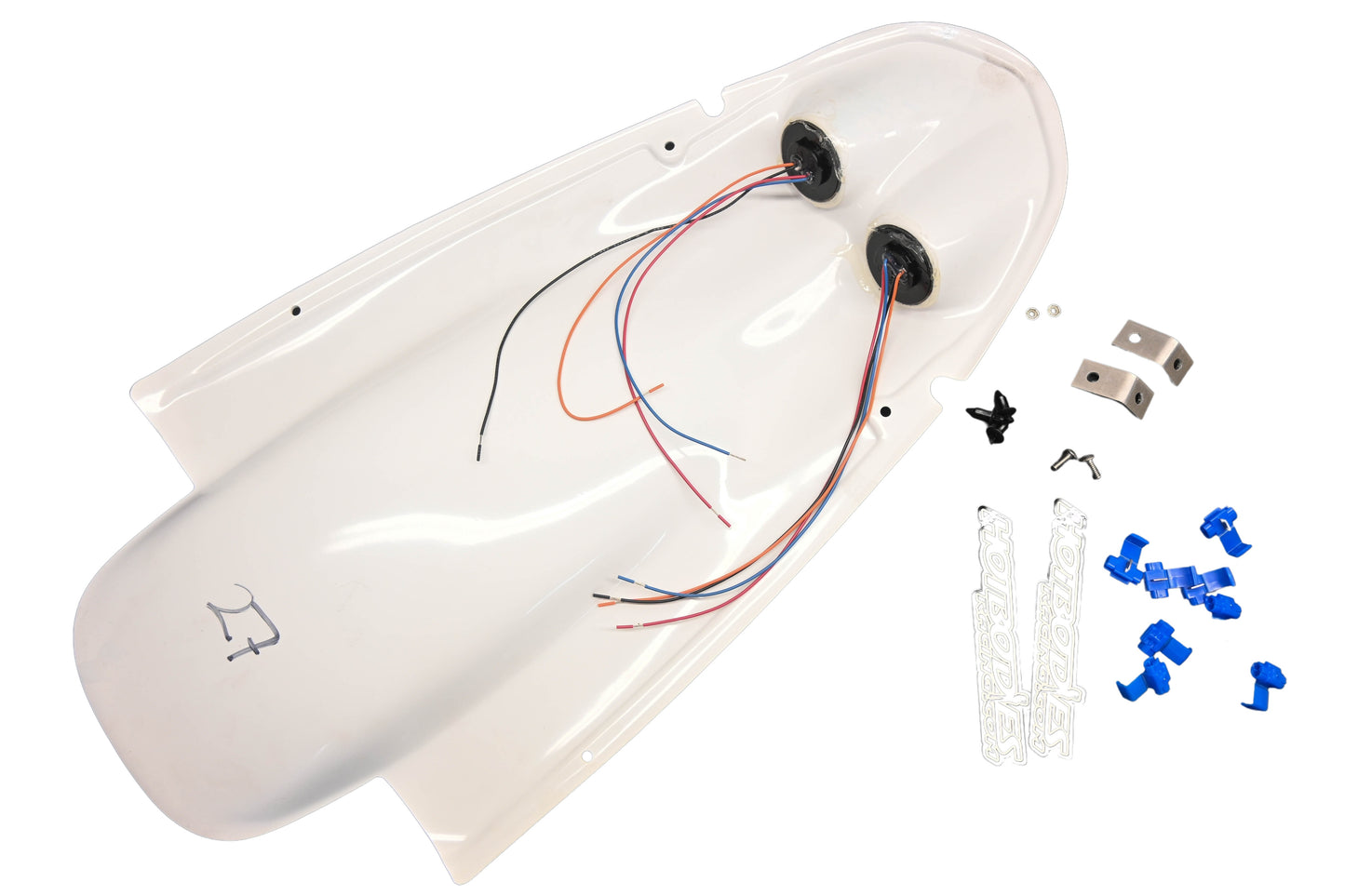 Hot Bodies Racing 0521-0095, S05GS-SB-WHT GSXR1000 White ABS Undertail LED Kit NOS