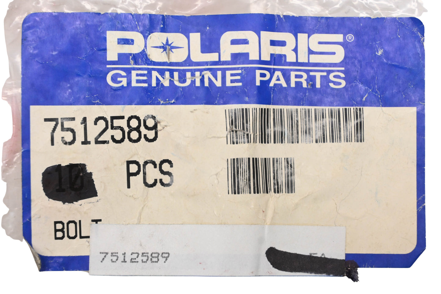 New OEM Polaris 7512589 Bolts Qty 4 NOS