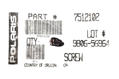 New OEM Polaris 7512102 Screws Qty 5 NOS