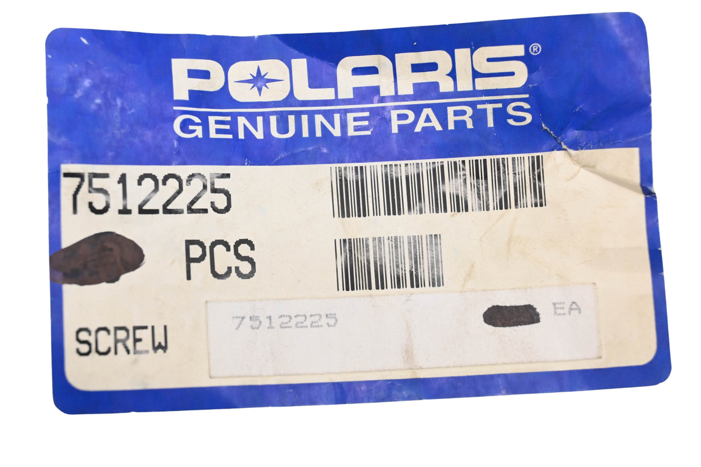 New OEM Polaris 7512225 Screws Qty 2 NOS