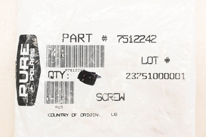 New OEM Polaris 7512242 Screw Qty 2 NOS