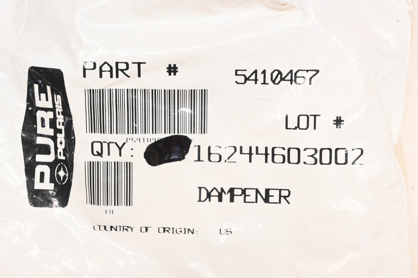 New OEM Polaris 5410467 Dampener NOS