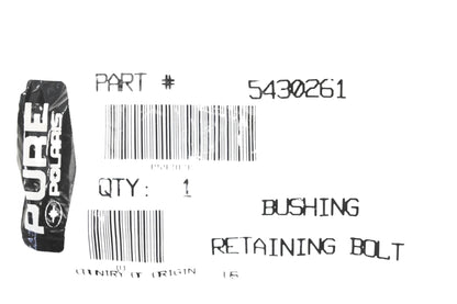New OEM Polaris 5430261 Retaining Bolt Bushing NOS