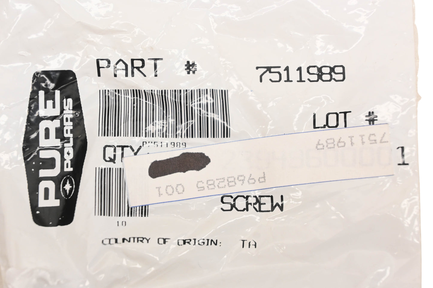 New OEM Polaris 7511989 Screws Qty 3 NOS