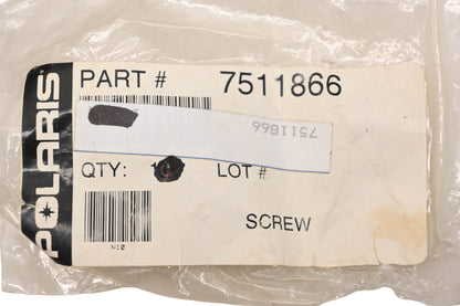New OEM Polaris 7511866 Gold Screws Qty 2 NOS