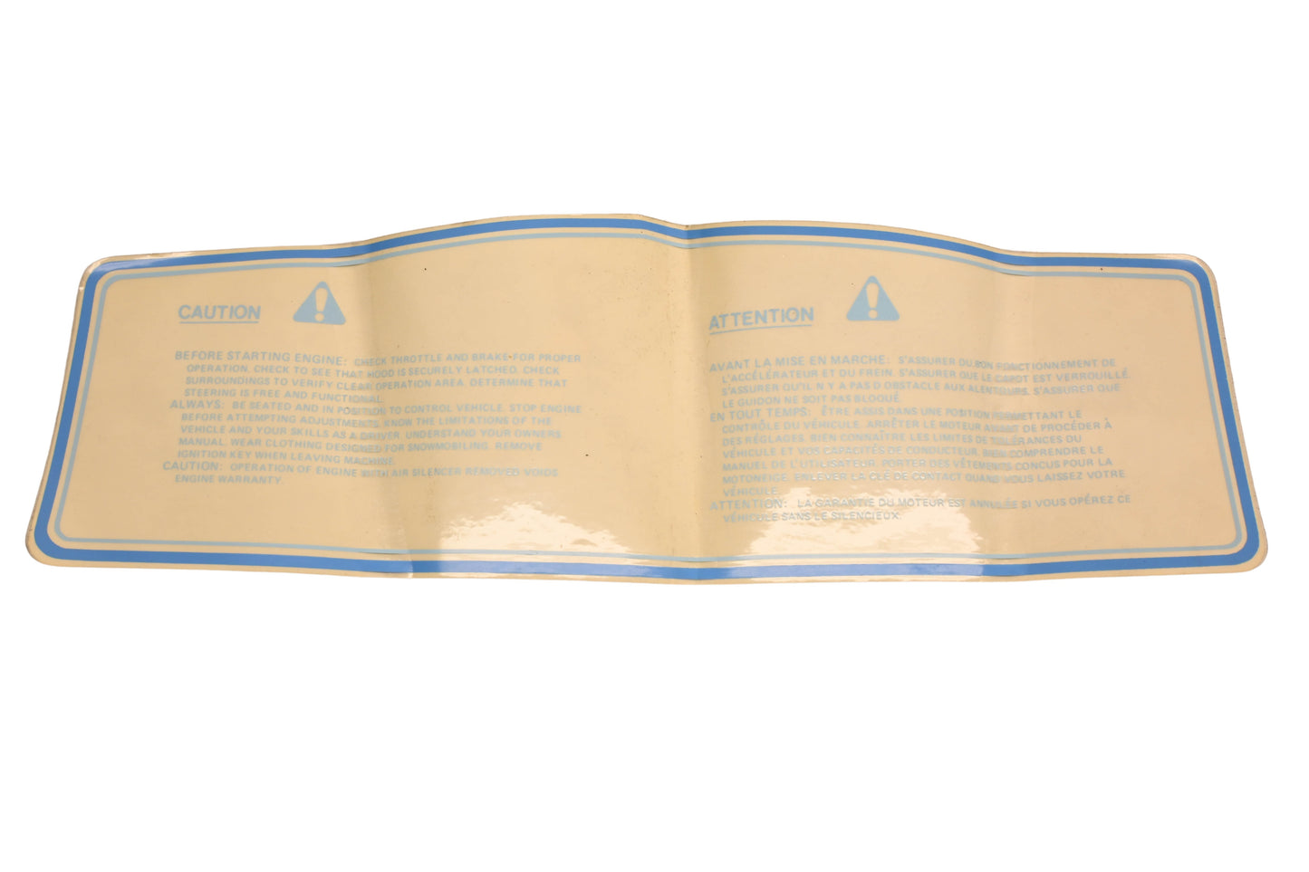 New OEM Polaris 7071788 Caution Decal NOS