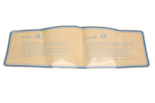 New OEM Polaris 7071788 Caution Decal NOS