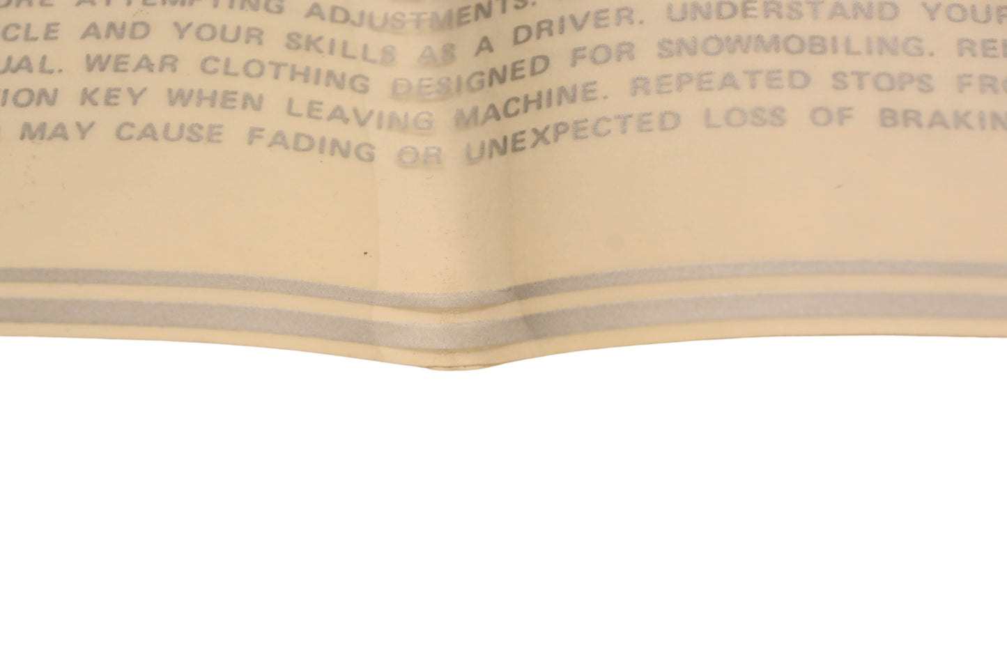New OEM Polaris 7072001 Caution Decal NOS