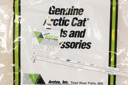 New OEM Arctic Cat 3004-261 Magneto Side Right Gasket NOS