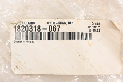 New OEM Polaris 1820318-067 Black Skag NOS