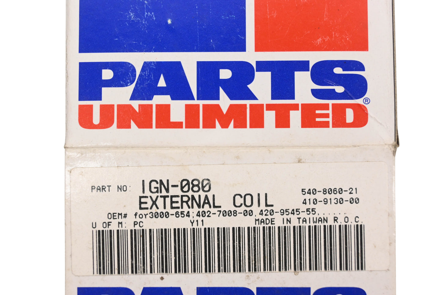 Parts Unlimited IGN-080, 540-8060-21, 410-9130-00 External Ignition Coil NOS