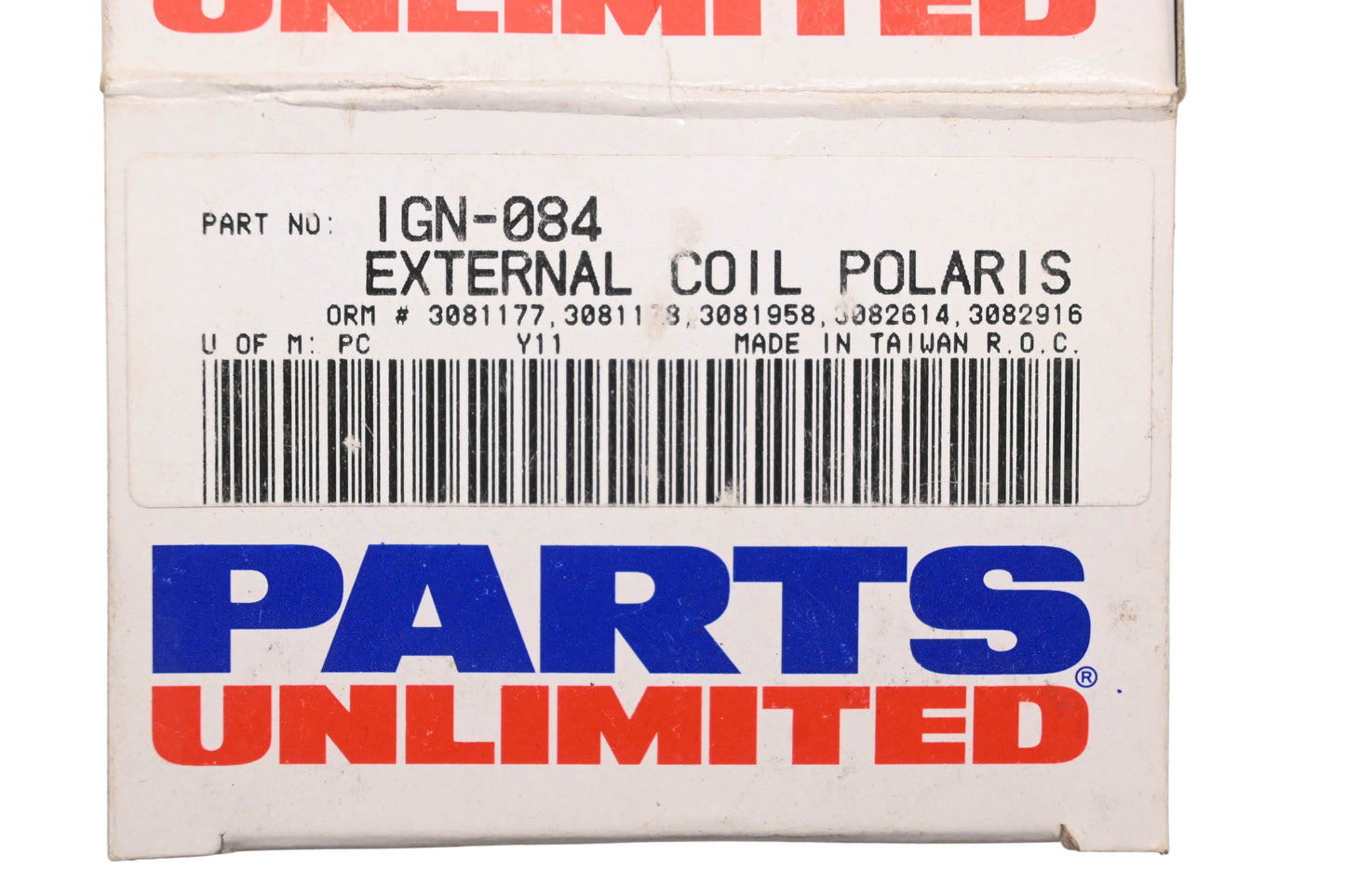 Parts Unlimited IGN-084, 3081177, 3082916 External Ignition Coil NOS