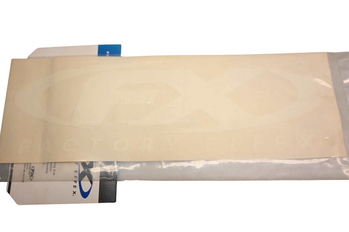 Factory Effex 10-94012 White 1' FX Die Cut Decal NOS