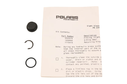 New OEM Polaris 2200345 Sight Glass Plug Kit NOS