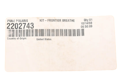 New OEM Polaris 2202743 Breather Hose Kit NOS