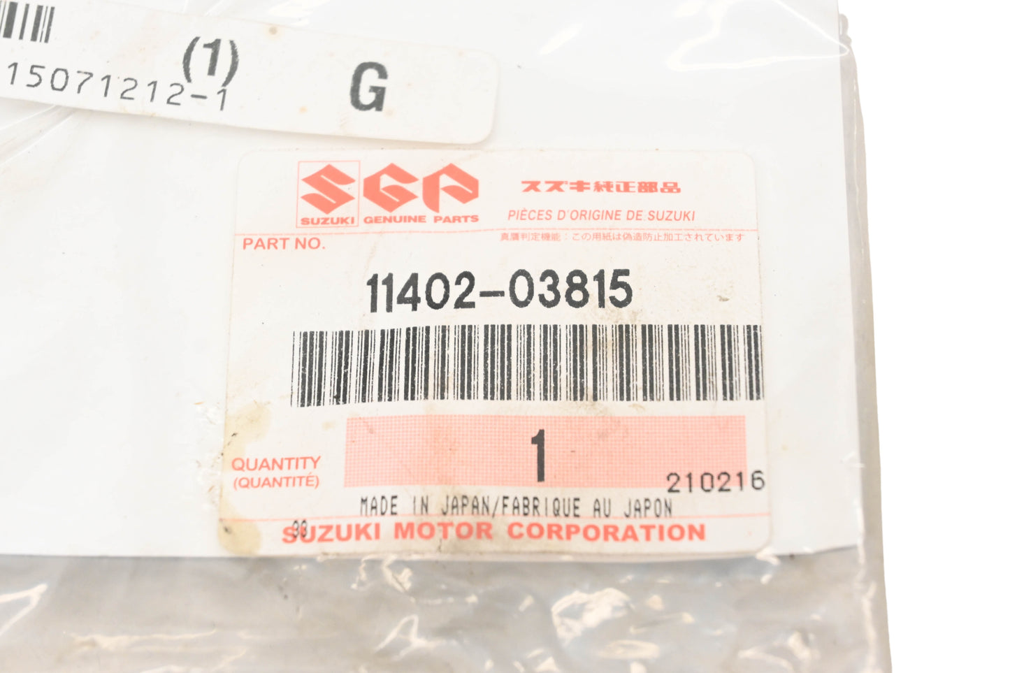 New OEM Suzuki 11402-03815 Gasket Kit NOS