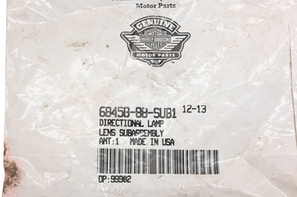 New OEM Harley-Davidson 68458-88-SUB1 Red 3" Lens NOS