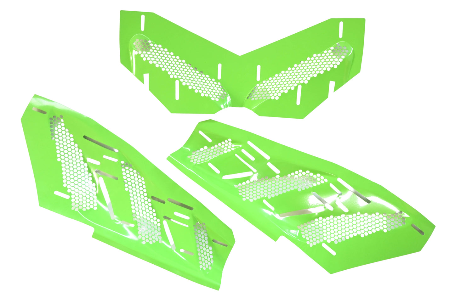 New OEM Arctic Cat 0639-641 Green Hood Screen Kit NOS