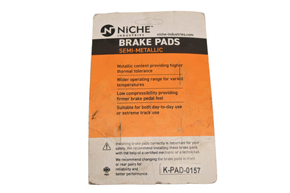 Niche K-PAD-0157 Brake Pad Kit NOS