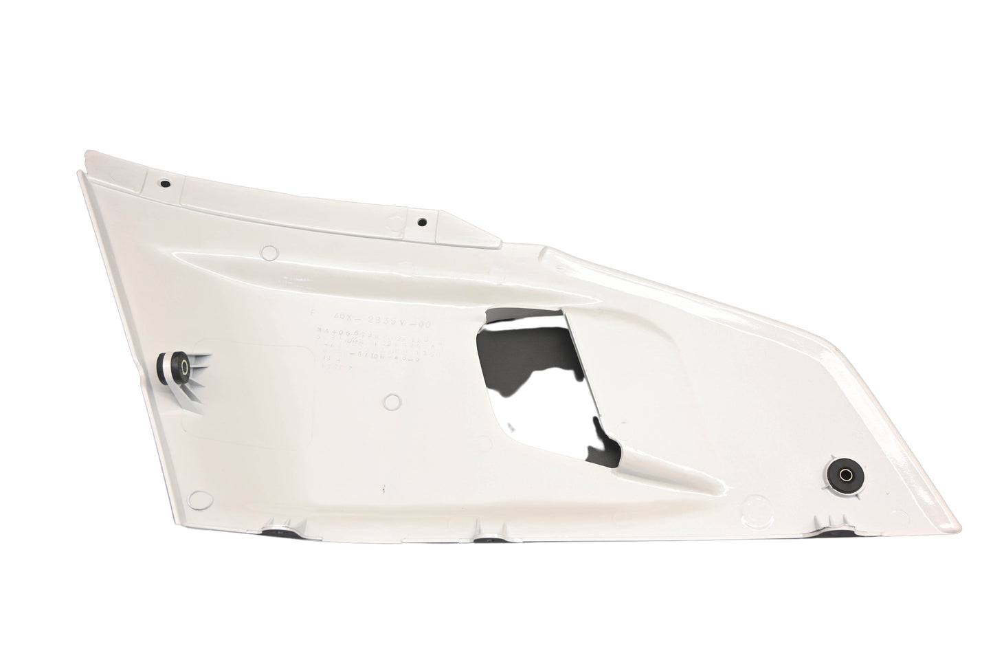 New OEM Yamaha 2AX-Y283V-10-GE White FZ Pure Sports Right Upper Cowling Panel NOS