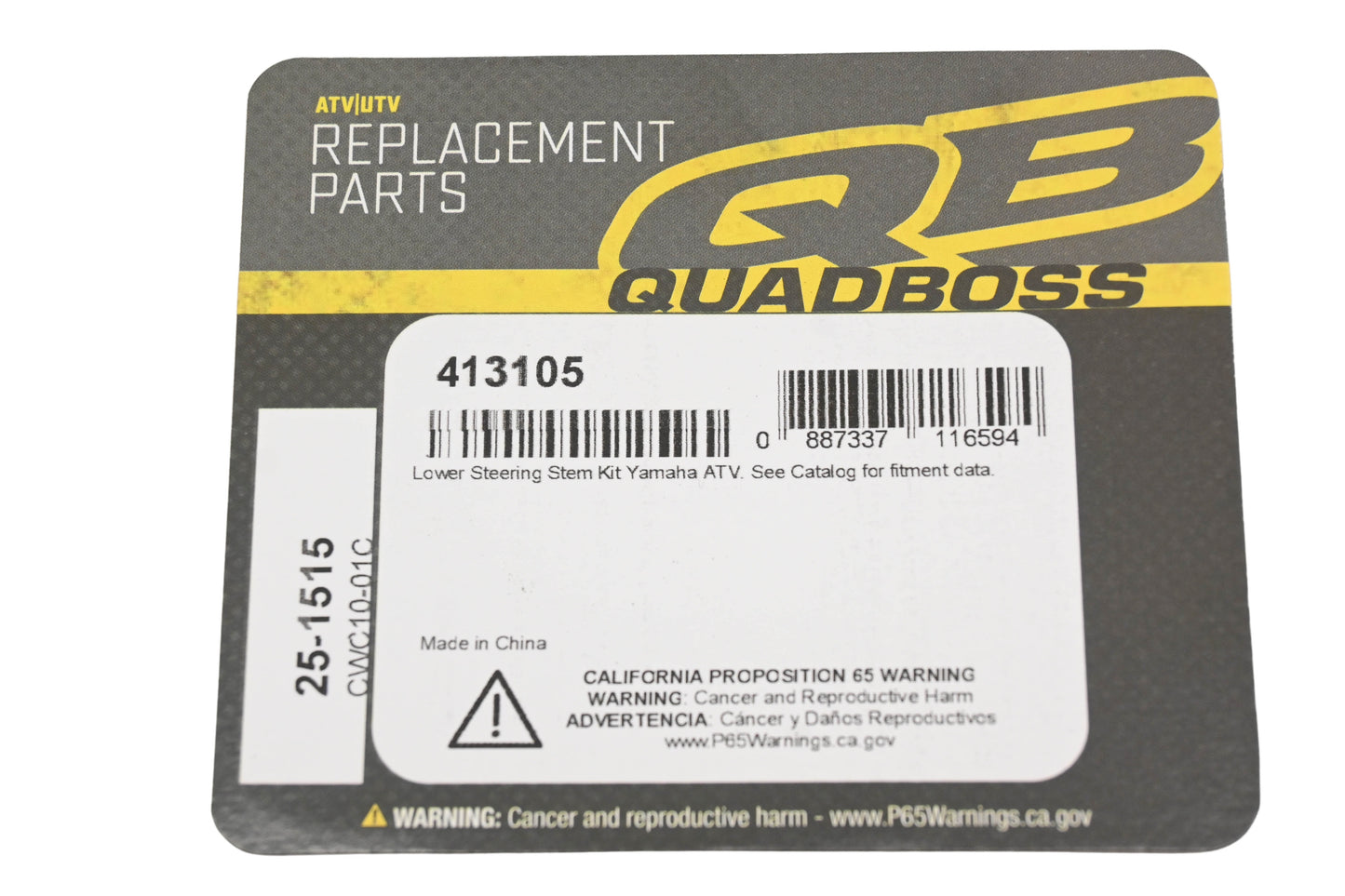 QuadBoss 413105, 25-1515, CWC10-01C Lower Steering Stem Kit NOS