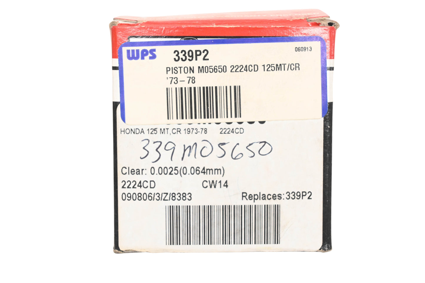 Wiseco 339M05650, 339P2, 83831 Piston Kit NOS