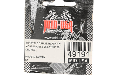 Mid-USA 49191 Throttle Cable NOS