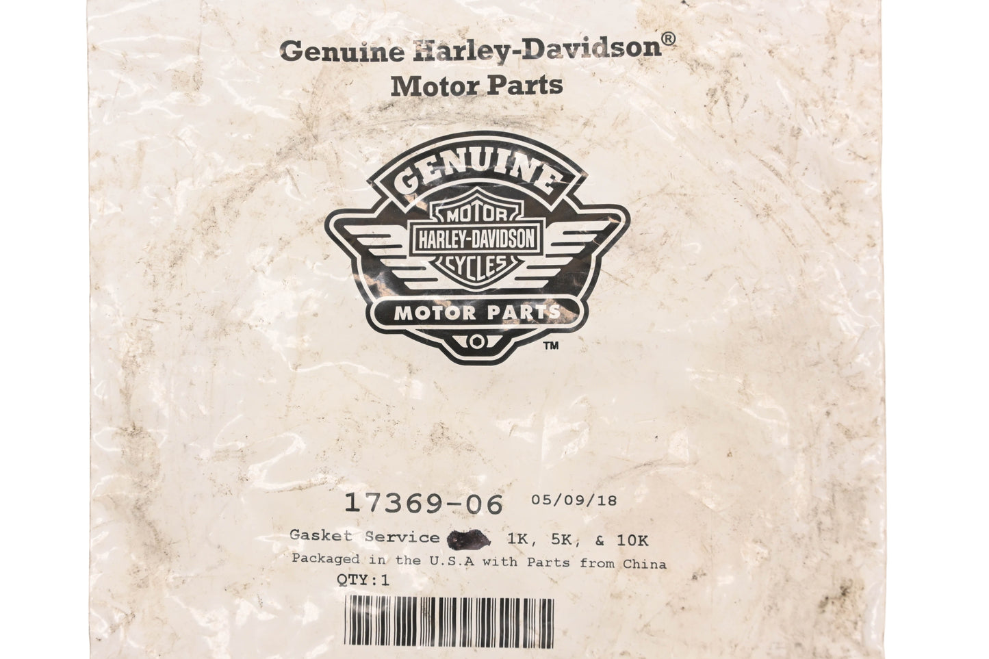 New OEM Harley-Davidson 17369-06 Derby Cover Gasket NOS