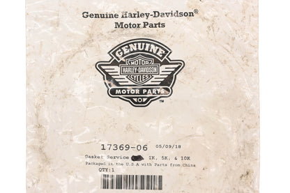 New OEM Harley-Davidson 17369-06 Derby Cover Gasket NOS