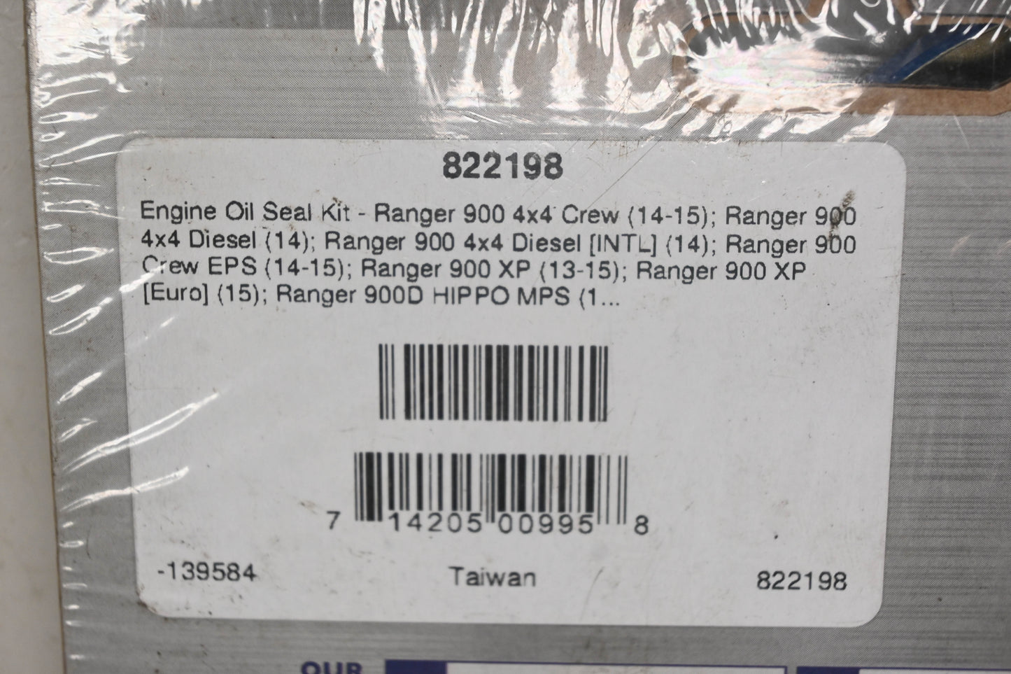 Vertex 822198 Oil Seal Kit NOS