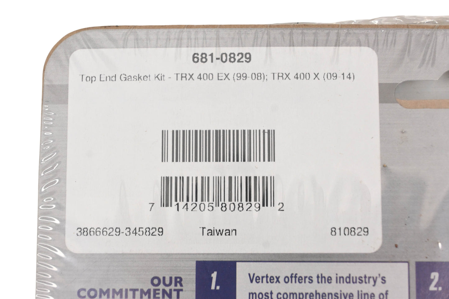 Vertex 681-0829 Top End Gasket Kit NOS