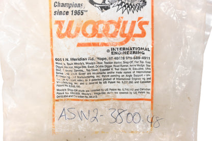 Woody's ASW2-3800-48 Yellow Square Stud Backers Qty 20 NOS